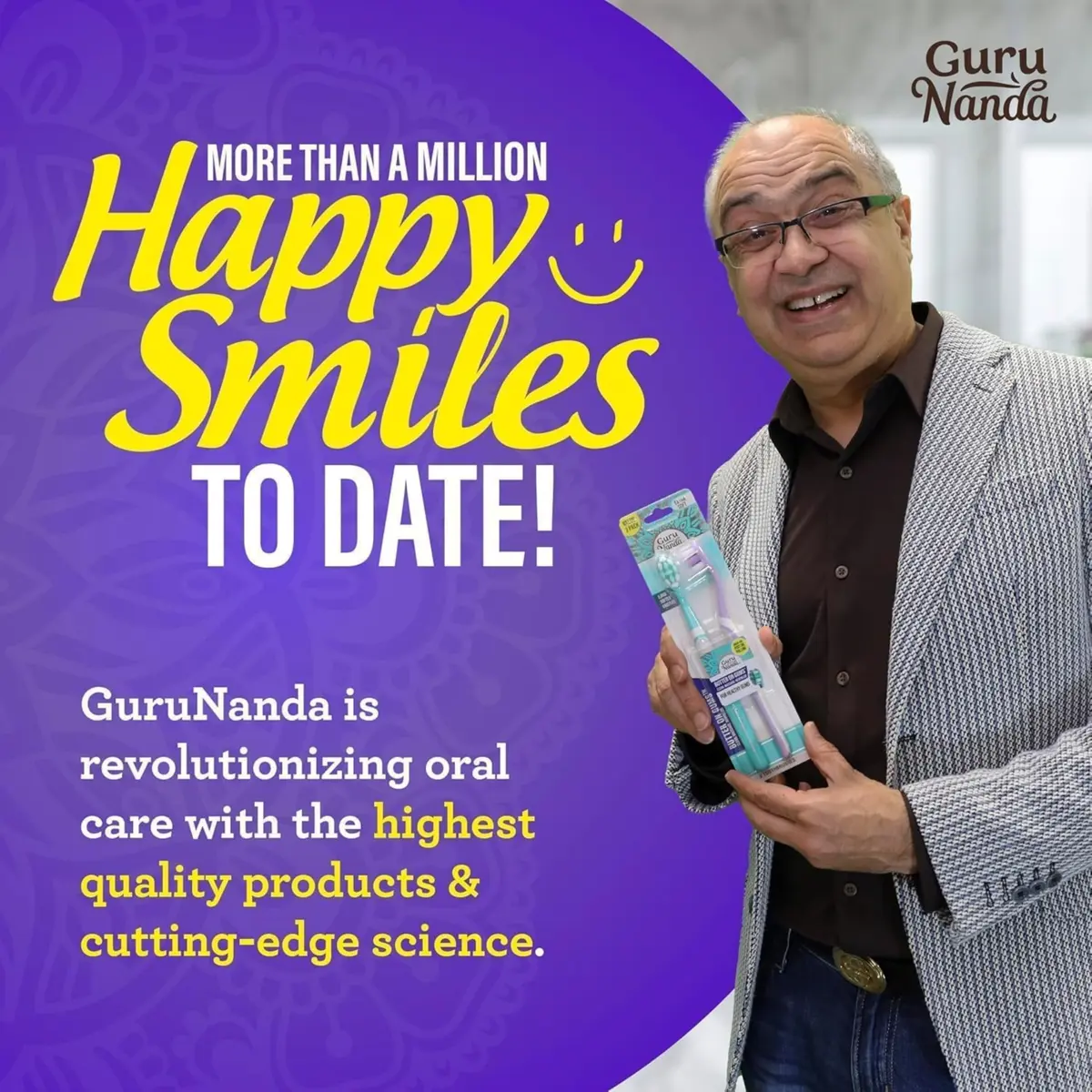 GuruNanda Butter on Gums Toothbrush 2 Ct (Pack of 2) | ADA Accepted Ultra Soft Bristles for Sensitive Gums - view 7