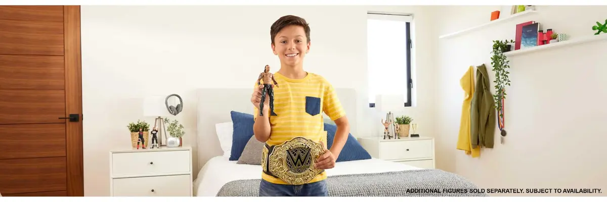 Mattel WWE World Heavyweight Championship Role Play Title Belt for Kids | 1 Size - view 2
