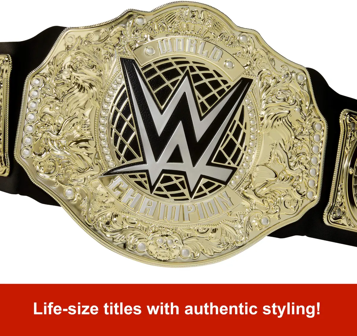Mattel WWE World Heavyweight Championship Role Play Title Belt for Kids | 1 Size - view 3