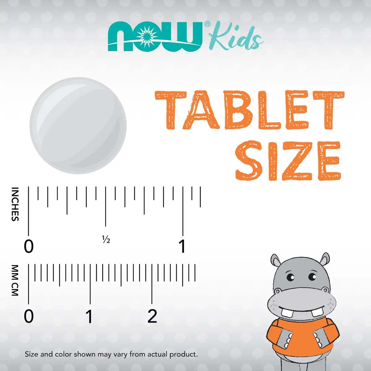 NOW Kid Cal Chewables Tart Orange 100 Chewables | Calcium, Magnesium & Vitamin D for Kids - view 5