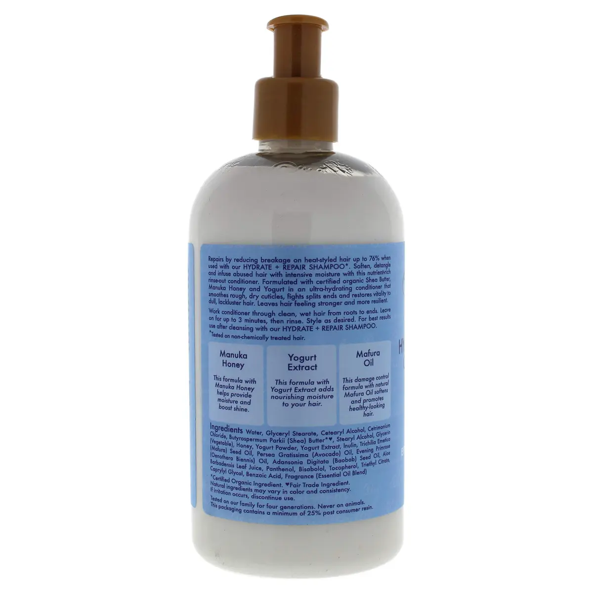 SheaMoisture Hydrate & Repair Conditioner for Damaged Hair 13 oz (Pack of 2) | Organic Shea Butter & Manuka Honey - view 2