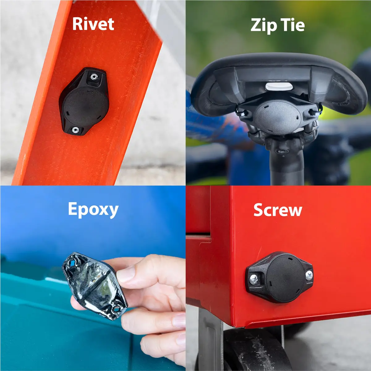 Elevation Lab AirTag Universal Mount 2 Pack | Securely Track Tools, Trailers, Vehicles, Bikes, Watercraft, Machinery, Equipment, Bike Racks - view 3