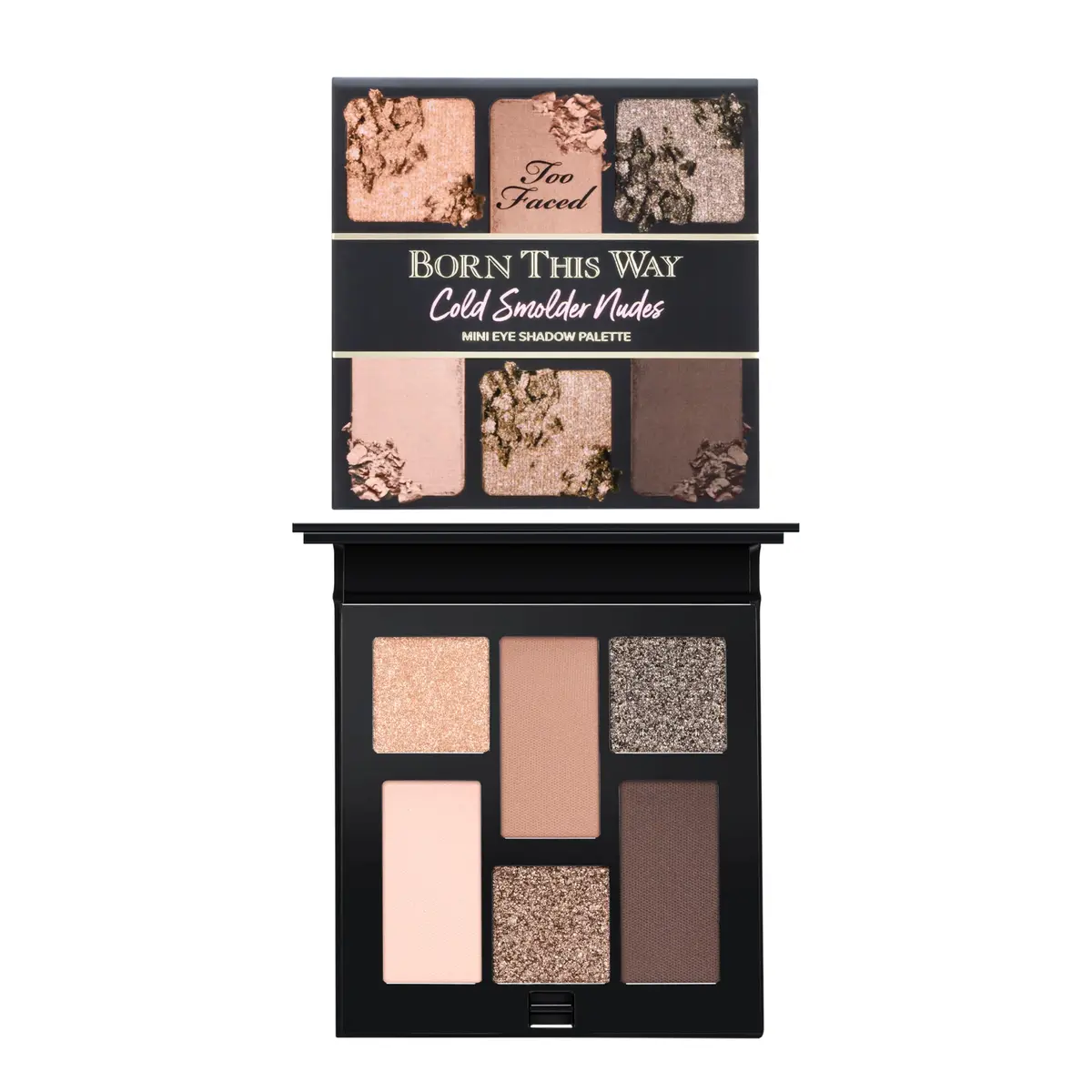 Too Faced Born This Way Natural Nudes Mini Eye Shadow Palette 0.2oz | Creamy, High Pigment Matte + Shimmer Shades - main product image