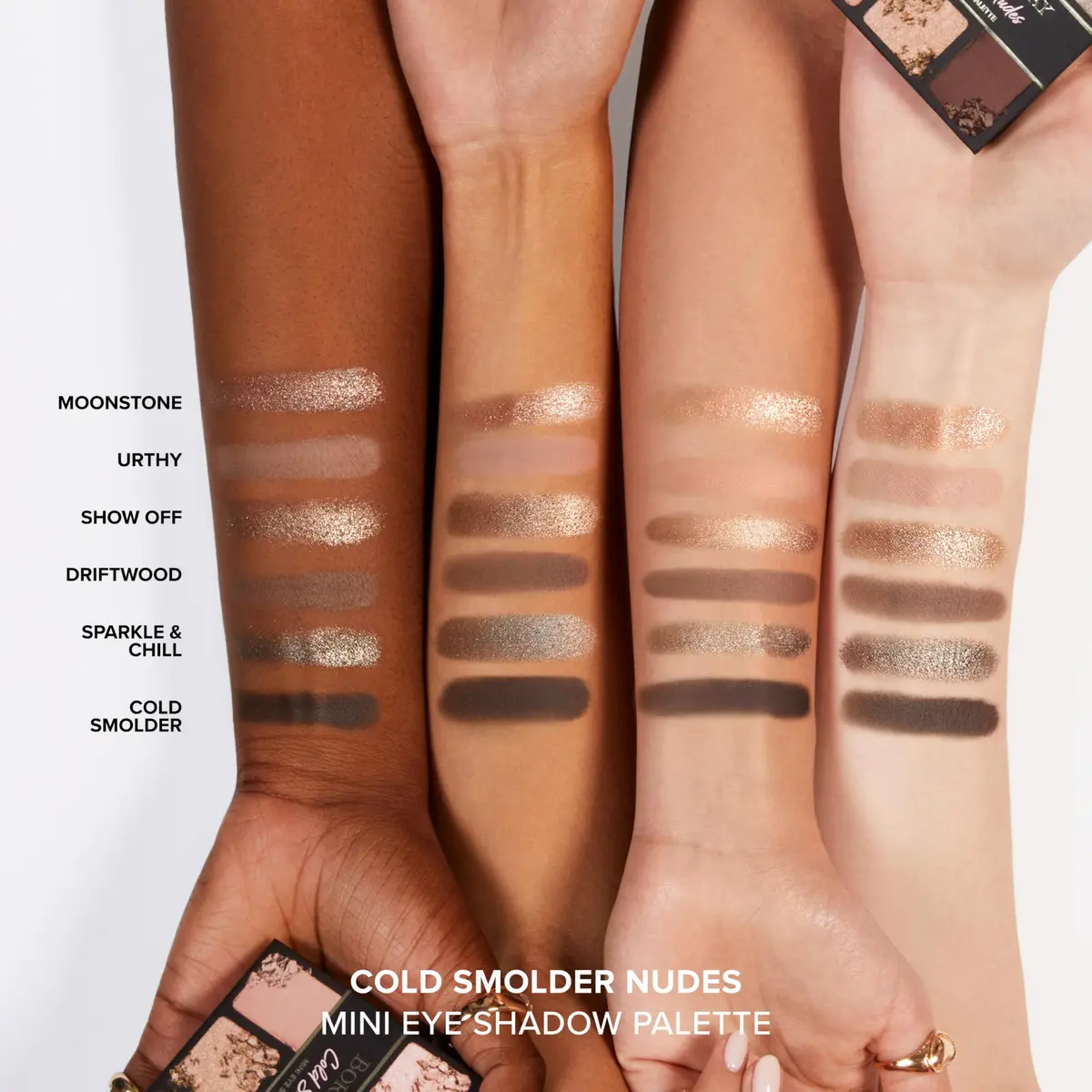 Too Faced Born This Way Natural Nudes Mini Eye Shadow Palette 0.2oz | Creamy, High Pigment Matte + Shimmer Shades - view 7