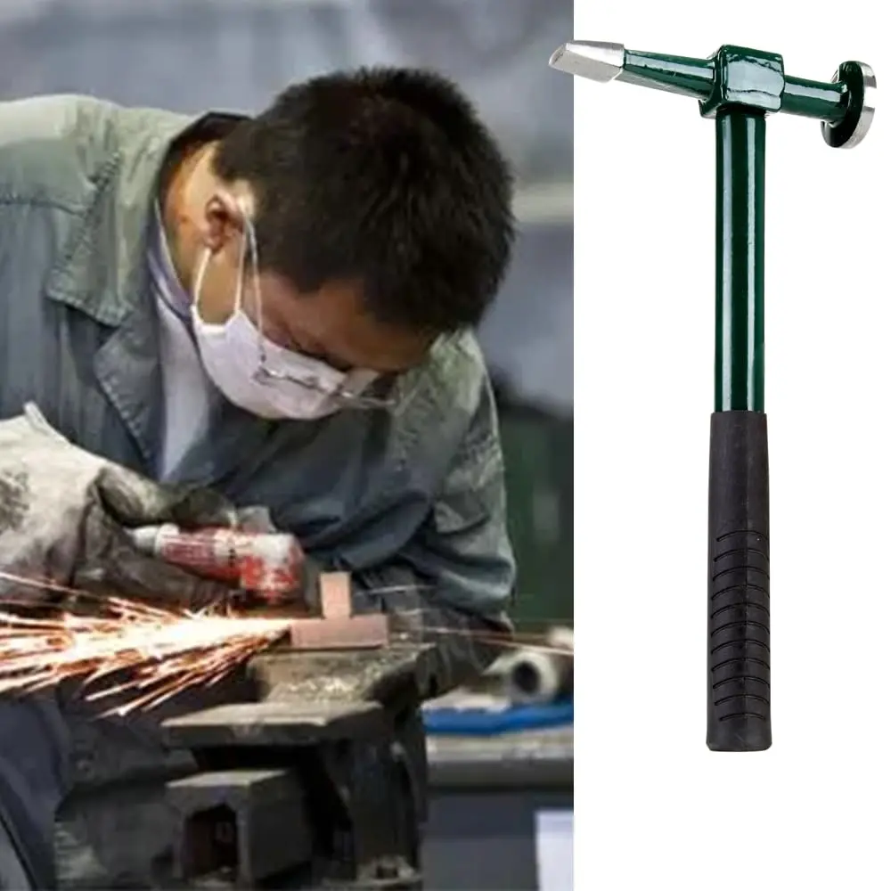 BinaryABC Sheet Metal Hammer, Auto Body Planishing Tool for Car Dent Repair, 30cm (11.8in) - view 4