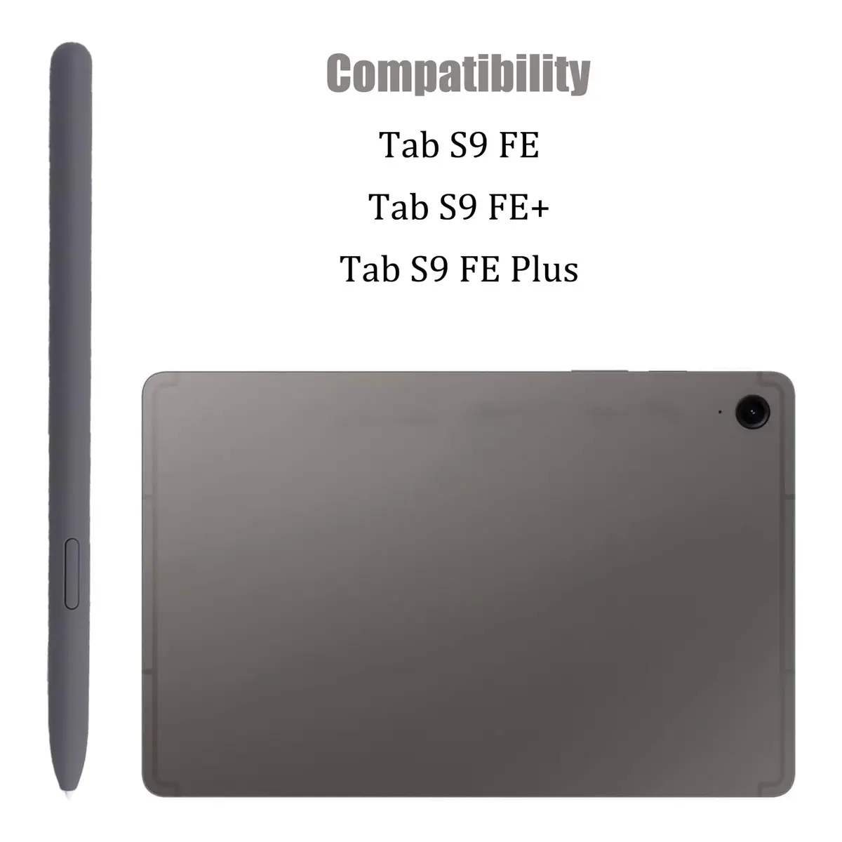 Mingxiong Gray 2Pcs Input Pen for Samsung Galaxy Tab S9 FE | Precise Stylus with Pressure Sensitivity - view 2
