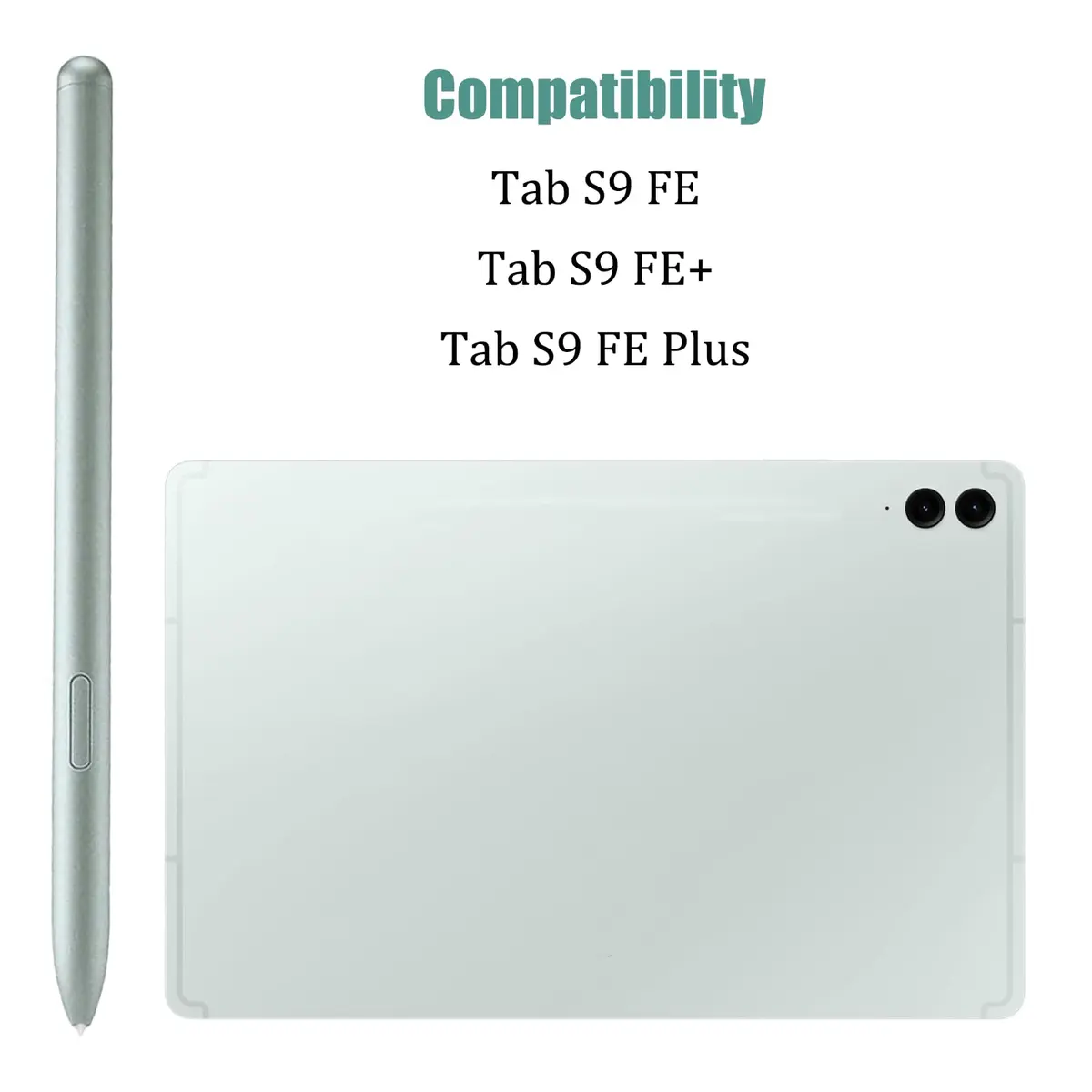 Mingxiong 2Pcs Input Pen for Samsung Galaxy Tab S9 FE | Pressure Sensitive, Green - view 2