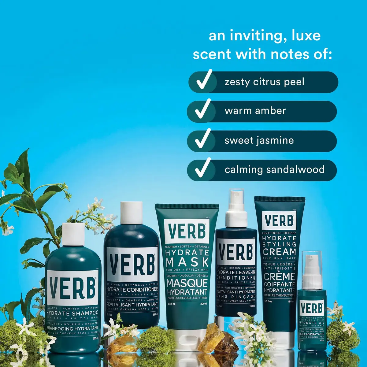 VERB Hydrate Oil 2 oz | Moisture & Frizz-Free Heat Protection for Dry Hair - view 3