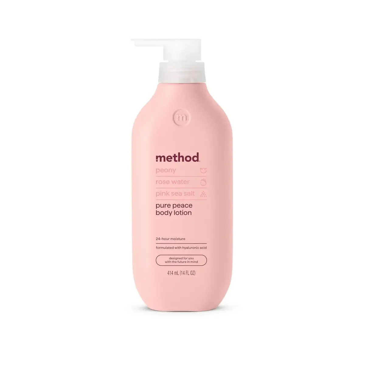 Method Pure Peace Body Lotion 414ml (14 fl oz) | 24hr Moisture with Hyaluronic Acid & Shea Butter - main product image