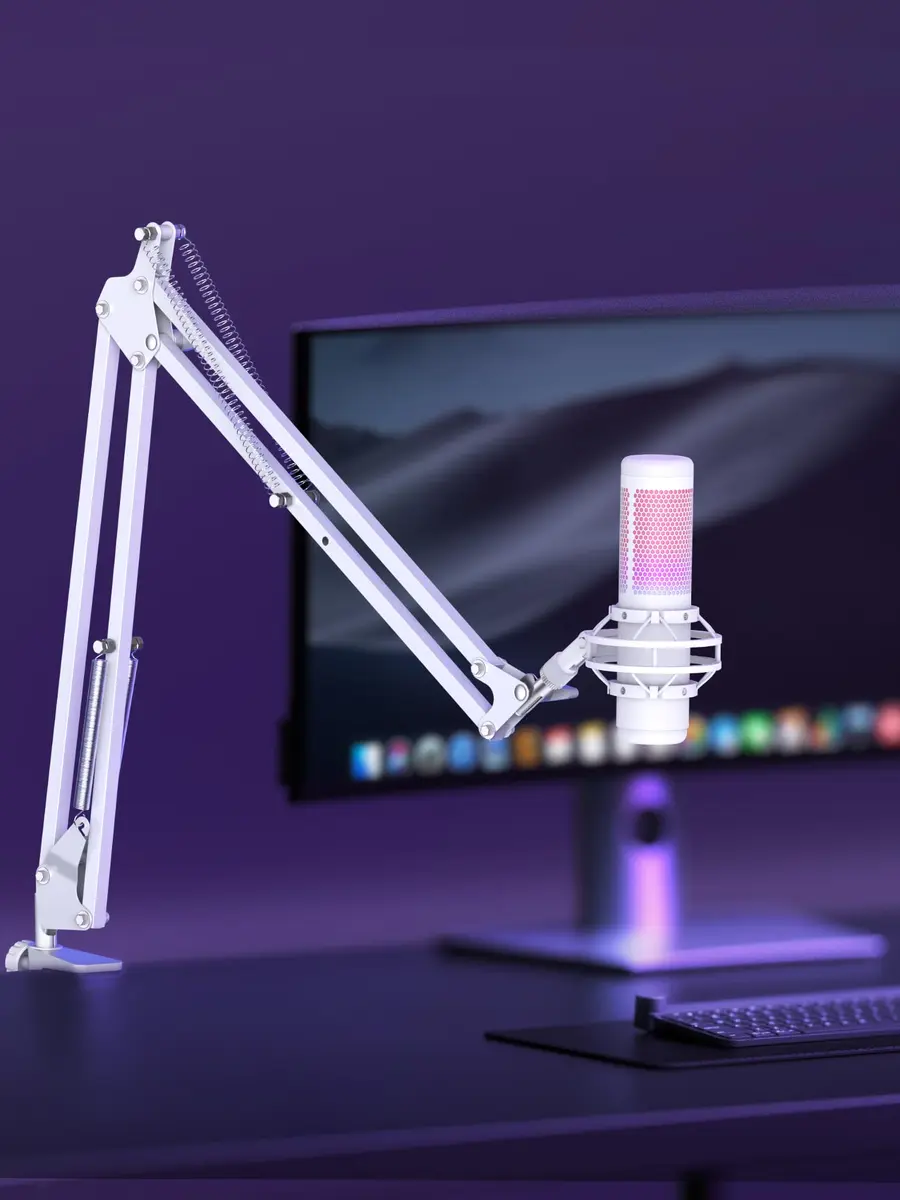 InnoGear Microphone Boom Arm Stand for Blue Yeti Fifine HyperX | Fully Adjustable, Steel Frame, Space-Saving Design - view 7