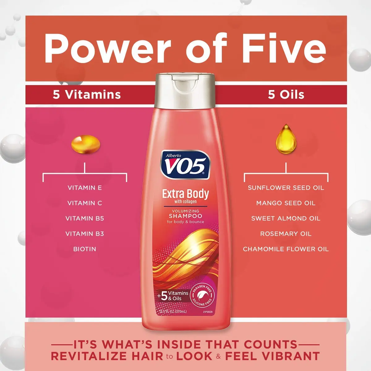 VO5 Extra Body Volumizing Shampoo - 740ml (25 Fl Oz) - Pack of 2 | Rosemary Scented Hair Care - view 4