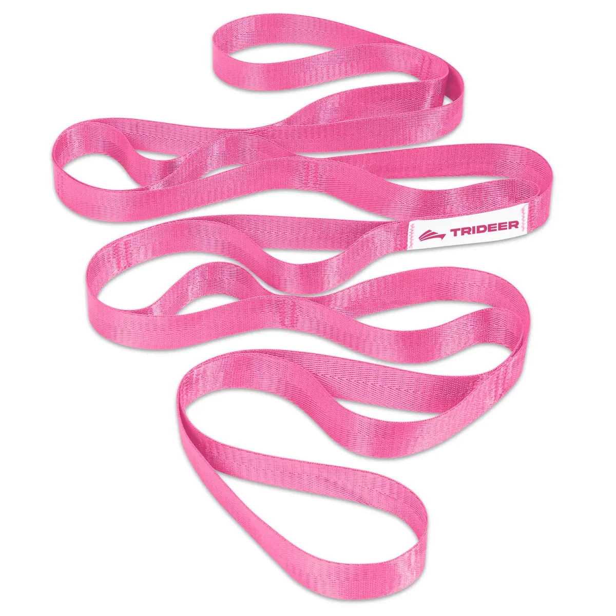 Trideer Stretching Strap with Loops, Yoga Strap, Stretch Bands for Exercise | Durable Polypropylene, Versatile for Yoga & PT - main product image