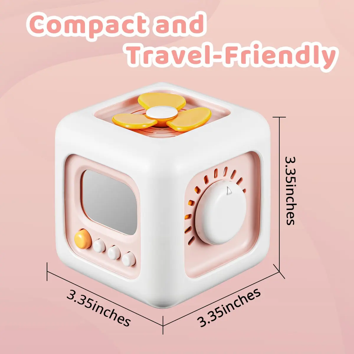 SOCBTNSO Montessori Busy Cube Travel Toy for Toddlers | 6-in-1 Sensory & Cognitive Development - view 7