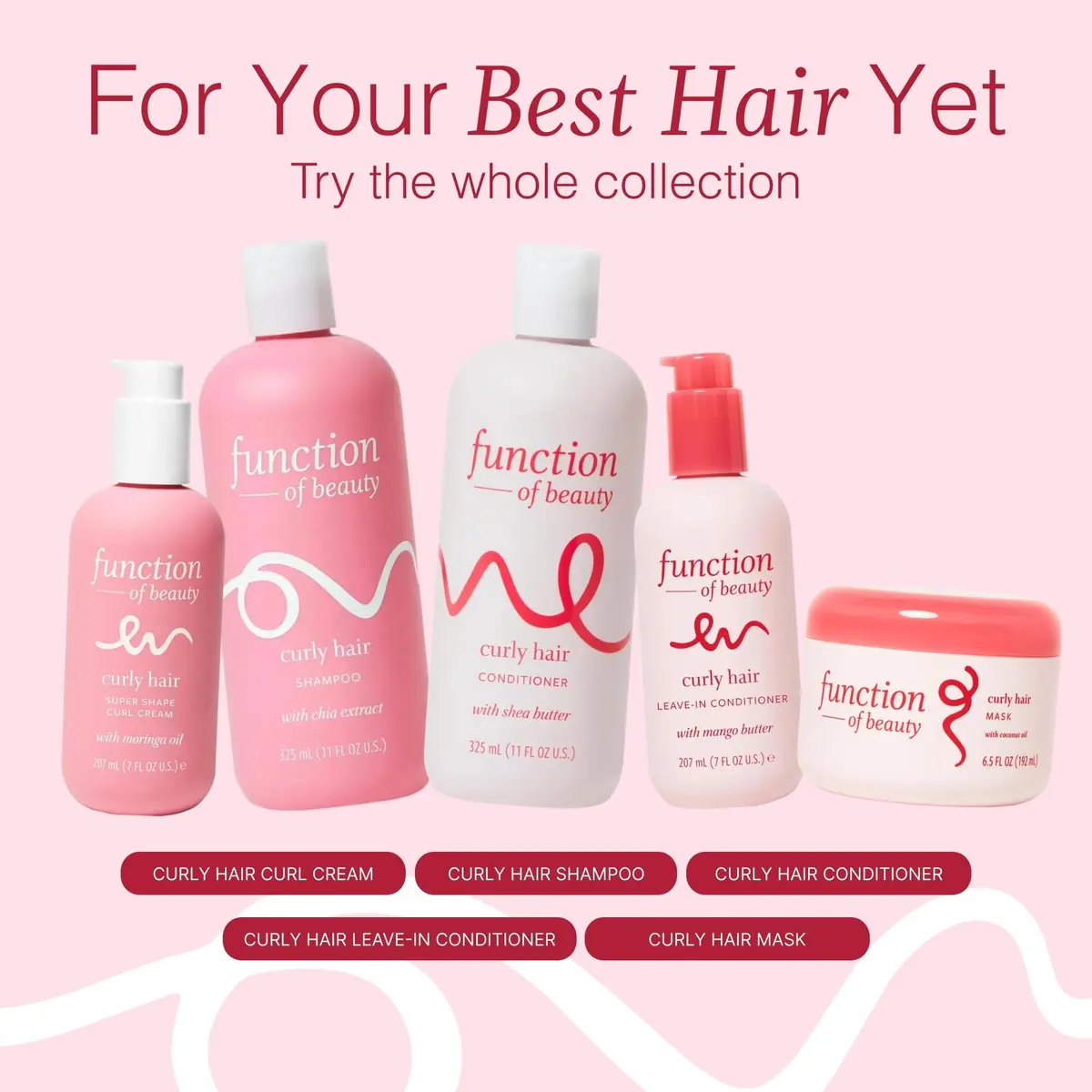 Function of Beauty Curly Hair Conditioner – Frizz Control, 22 oz | Nourish & Define Natural Curls - view 6