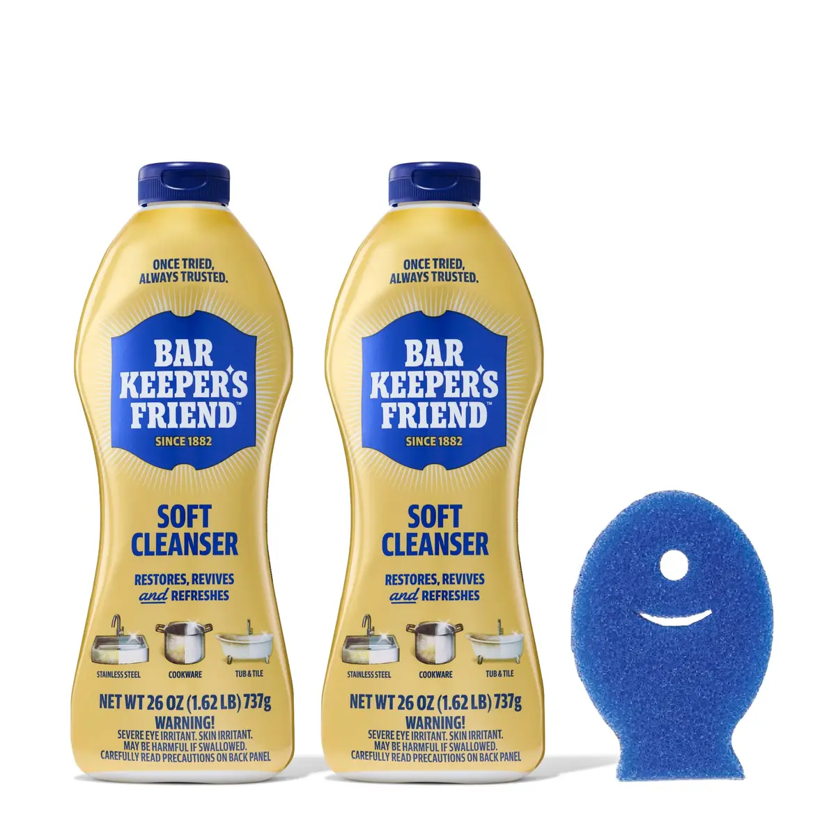 Bar Keepers Friend Soft Cleanser Liquid 26 oz x 2 | Rust & Grime Removal for Surfaces - main product image