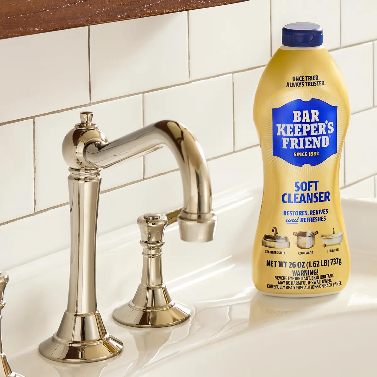 Bar Keepers Friend Soft Cleanser Liquid 26 oz x 2 | Rust & Grime Removal for Surfaces - view 8