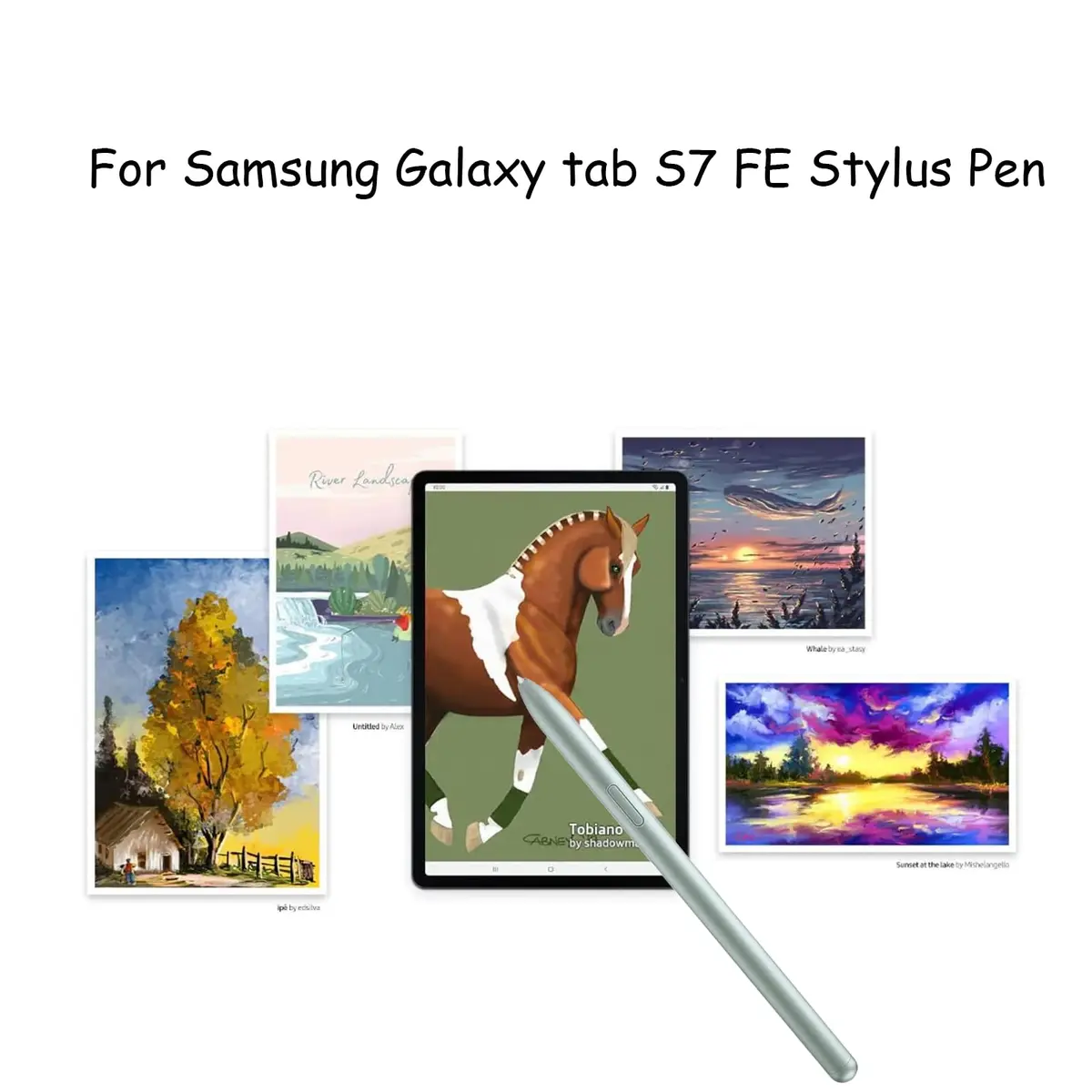 Anglepingping 2 Pack Input Pen for Galaxy Tab S7 FE | Precise, Durable & Compatible (70-120 chars) - view 6
