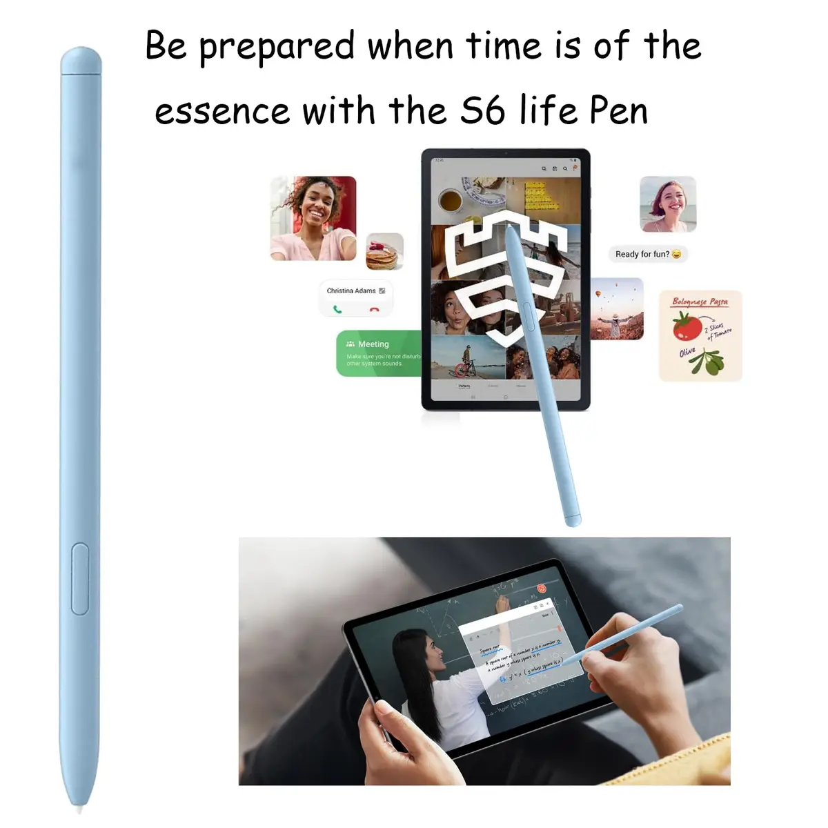 Anglepingping Blue 2 Pack S Pen for Samsung Galaxy Tab S6 Lite | Precise Touch & Compatibility - view 4