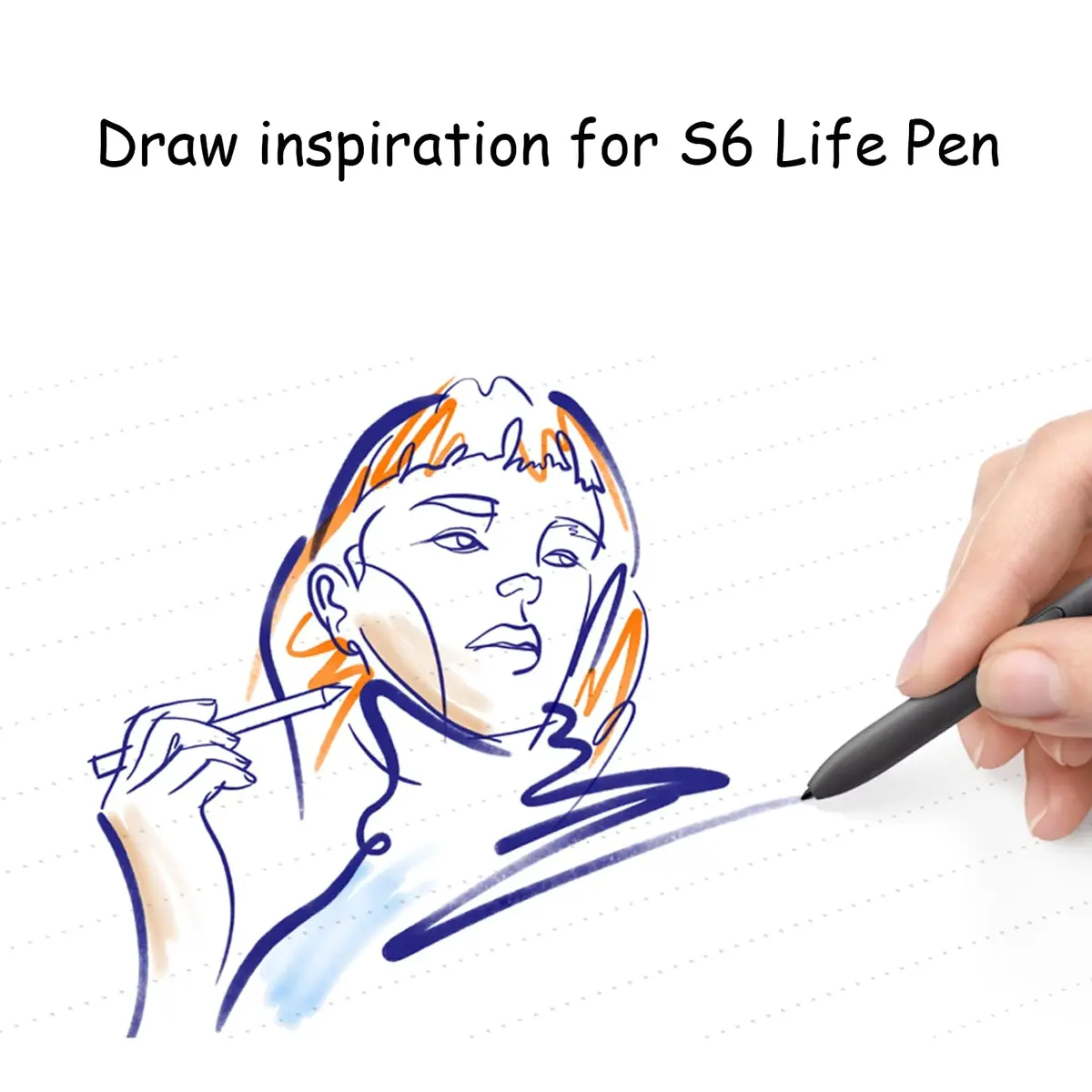 Anglepingping Gray 2 Pack S6 Lite Stylus Pen for Samsung Galaxy | Precise Touch & Durable (70-120 chars) - view 6