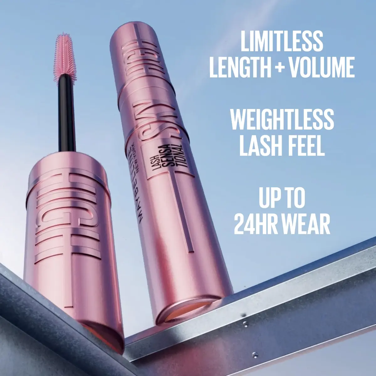 Maybelline Lash Sensational Sky High Mascara Makeup, Volumizing, Lengthening, Defining, Curling, Multiplying, Buildable, Washable Formula, Burgundy Haze, 7.2ml (0.24 Fl Oz) | Allergy Tested - view 4