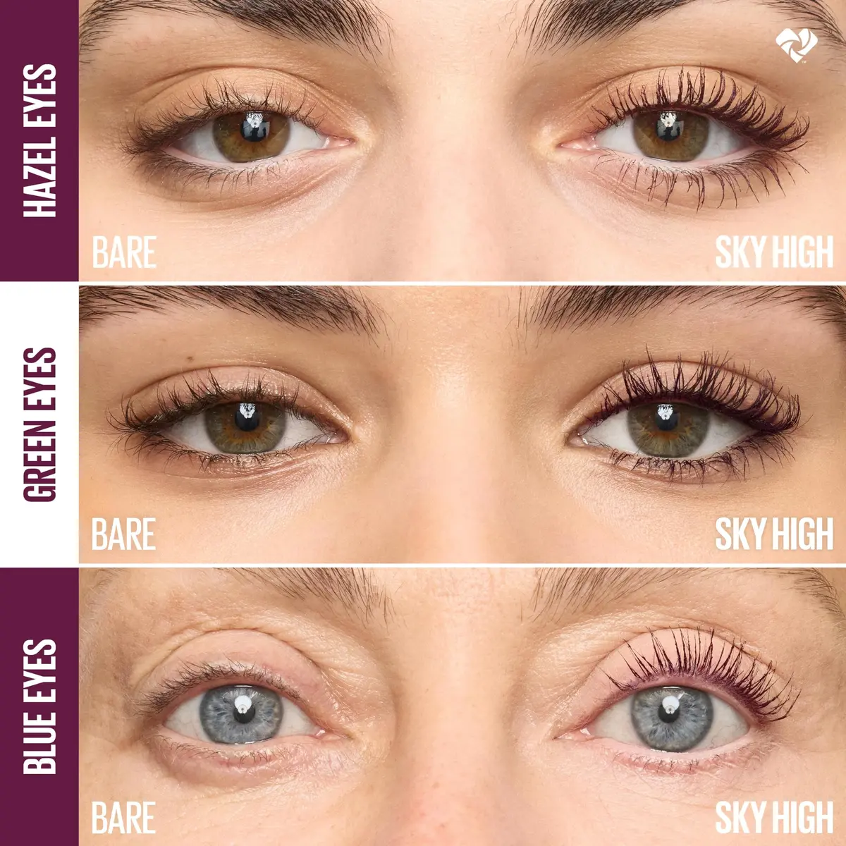 Maybelline Lash Sensational Sky High Mascara Makeup, Volumizing, Lengthening, Defining, Curling, Multiplying, Buildable, Washable Formula, Burgundy Haze, 7.2ml (0.24 Fl Oz) | Allergy Tested - view 5