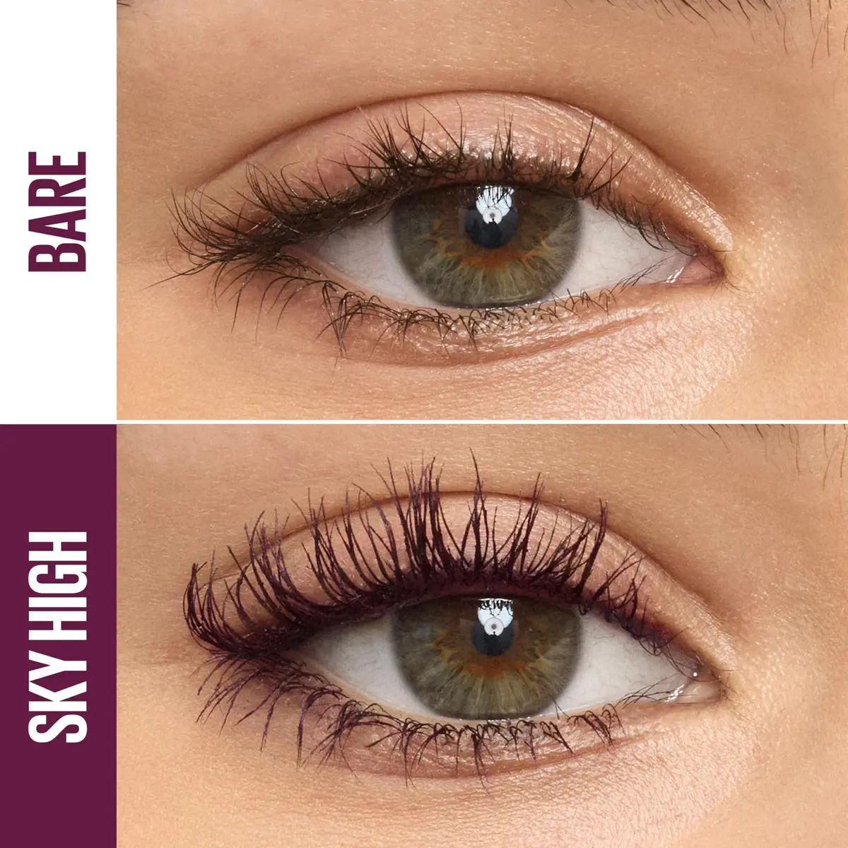 Maybelline Lash Sensational Sky High Mascara Makeup, Volumizing, Lengthening, Defining, Curling, Multiplying, Buildable, Washable Formula, Burgundy Haze, 7.2ml (0.24 Fl Oz) | Allergy Tested - view 3