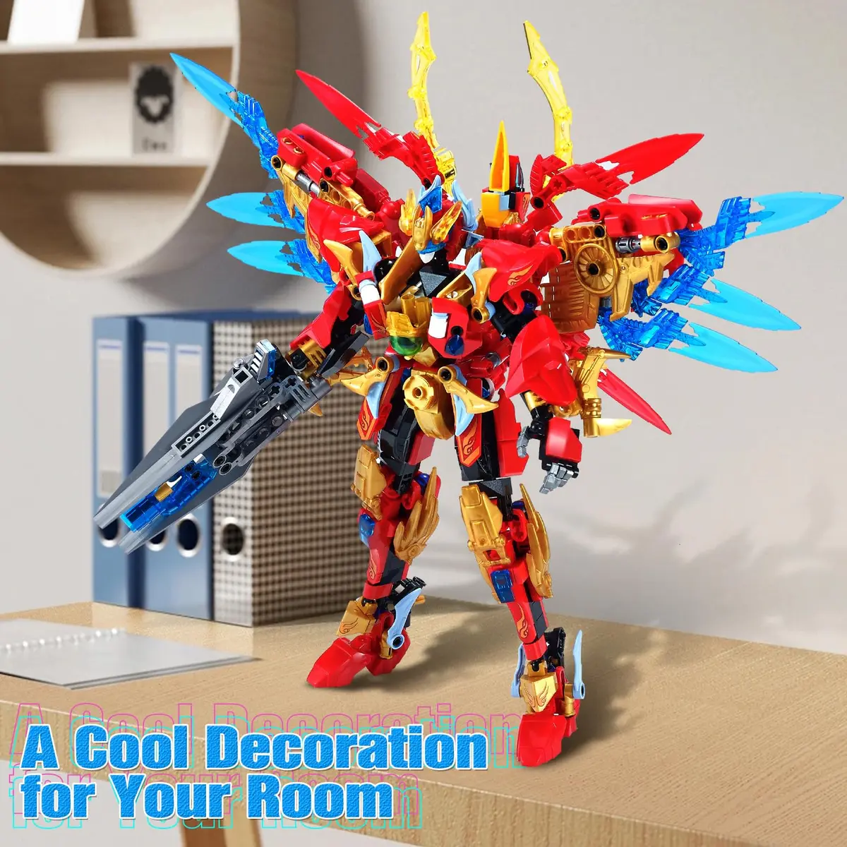 TIALLOW Phoenix Mecha Building Toy Transform Robotic Set Hero Figure Model Kit 531 Pieces | Educational STEM Toy - view 3