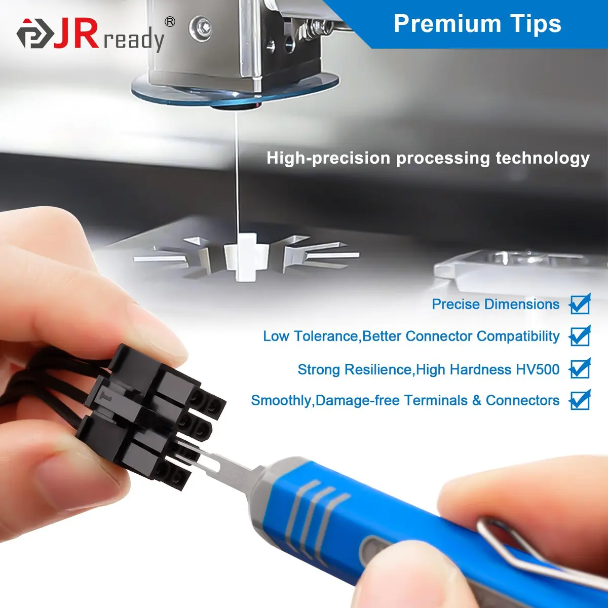 JRready Mini-Fit Jr. Extraction Tool for Molex 11-03-0044 | ATX, EPS, PCI-E Connectors - view 6
