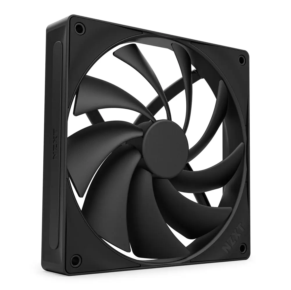 NZXT F140Q 140mm Quiet Airflow PC Case Fan - Black | Low Noise, PWM Control - main product image