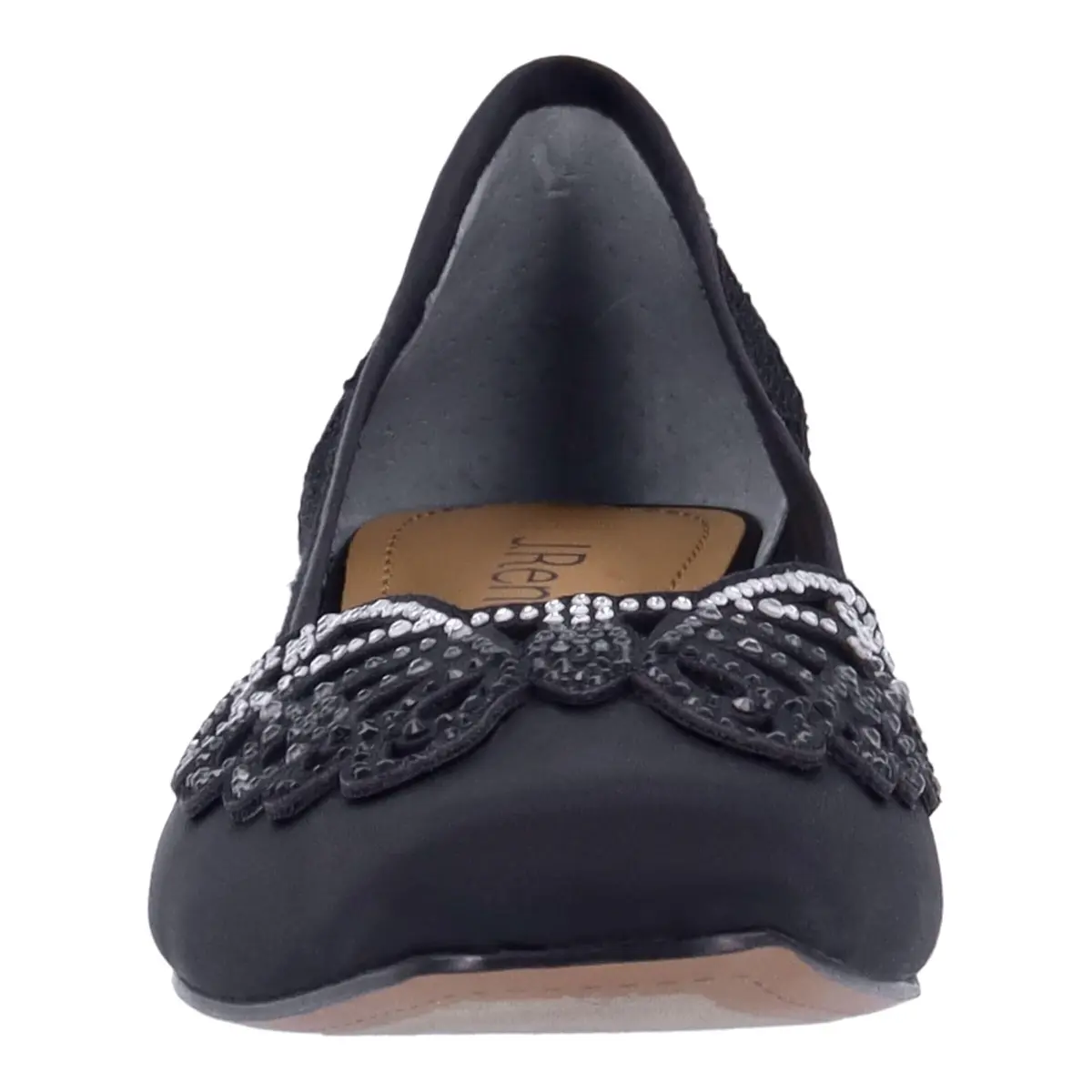 J.Reneé Zofia Black 9 Medium | Square Toe Pump with Memory Foam Insole - view 8
