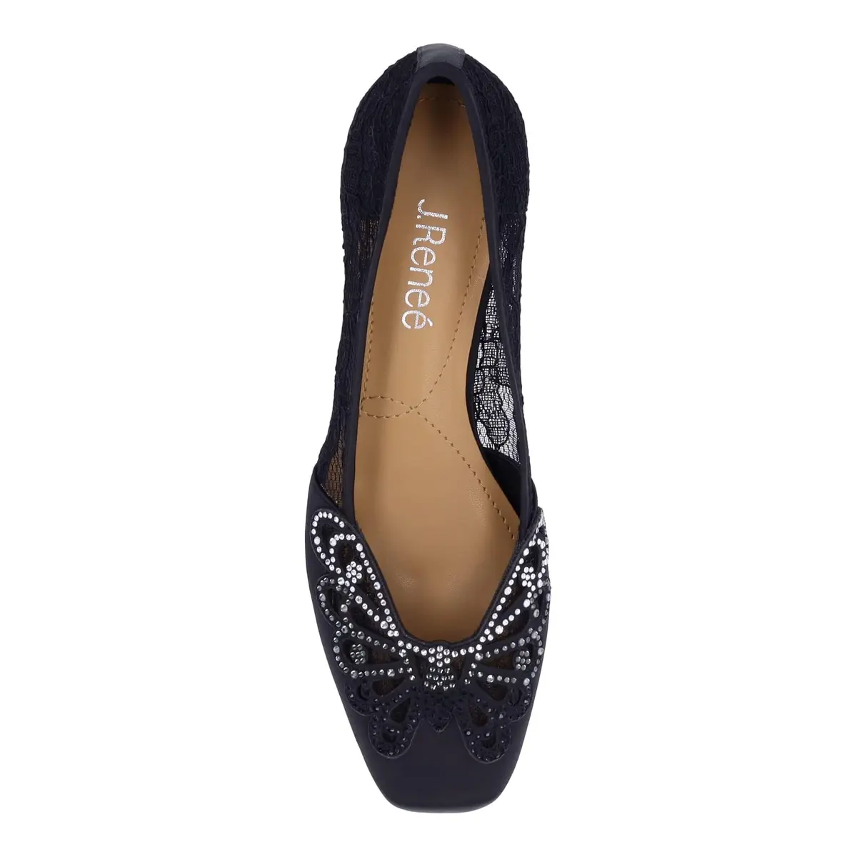 J.Reneé Zofia Black 9 Medium | Square Toe Pump with Memory Foam Insole - view 2