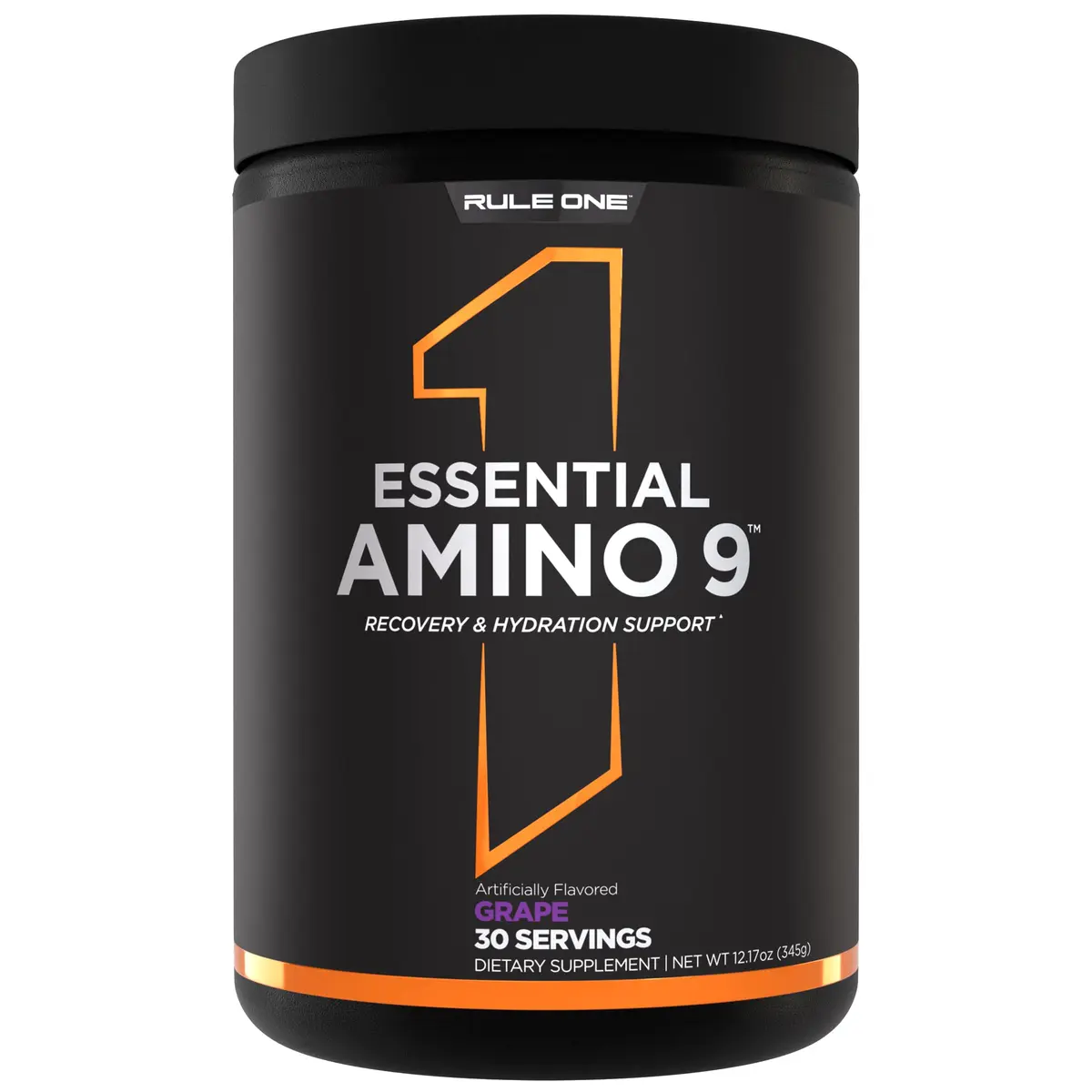 Rule 1 Proteins Essential Amino 9, Grape, 30 Servings | Supports Muscle Recovery & Hydration - main product image