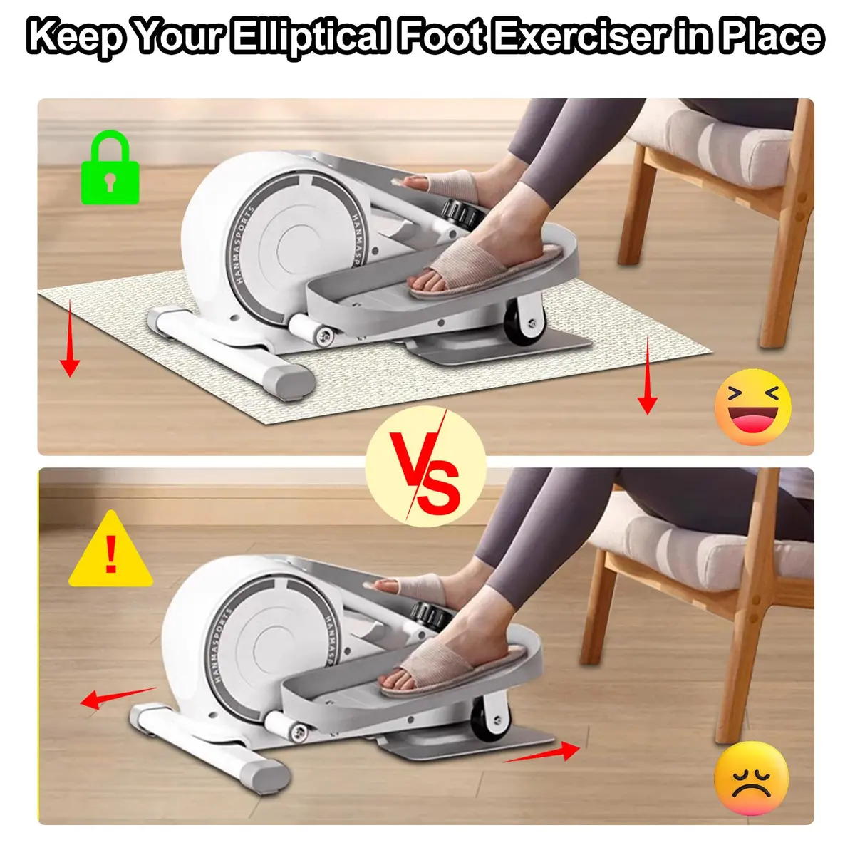 XNBXYS Non-Slip Mat for Exercise Equipment | Floor & Stability Support (70-120 chars) - view 2