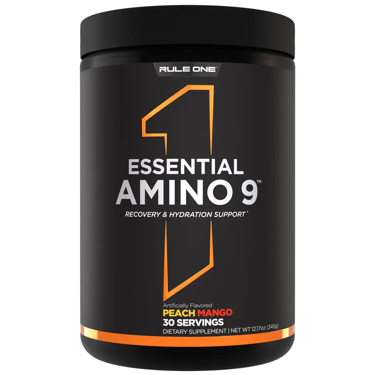 Rule 1 Proteins Essential Amino 9, Peach Mango | 30 Servings, Electrolytes, BCAAs, EAAs - main product image
