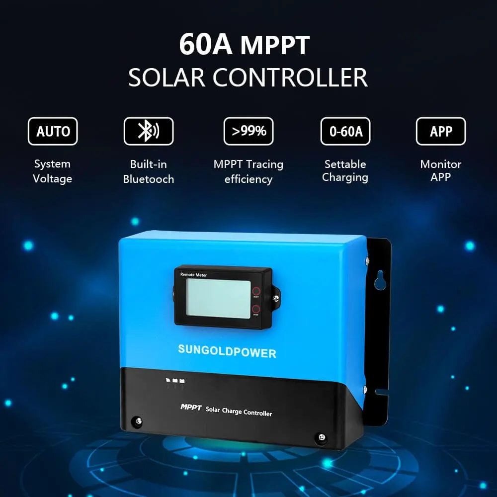 SGPWOSAY 3000W Pure Sine Wave Inverter Charger | 12V to 120V AC, Lithium Batteries, Solar Backup (3000W-2 100Ah Kit) - view 7