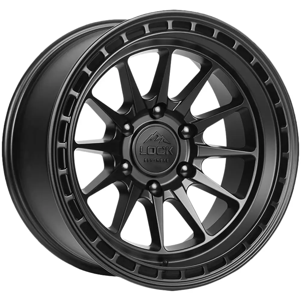 LOCK OFFROAD Baja-7963MB12N 17X9-6X135-12et Matte Black Wheel | Lightweight Offroad Design with Durability - main product image