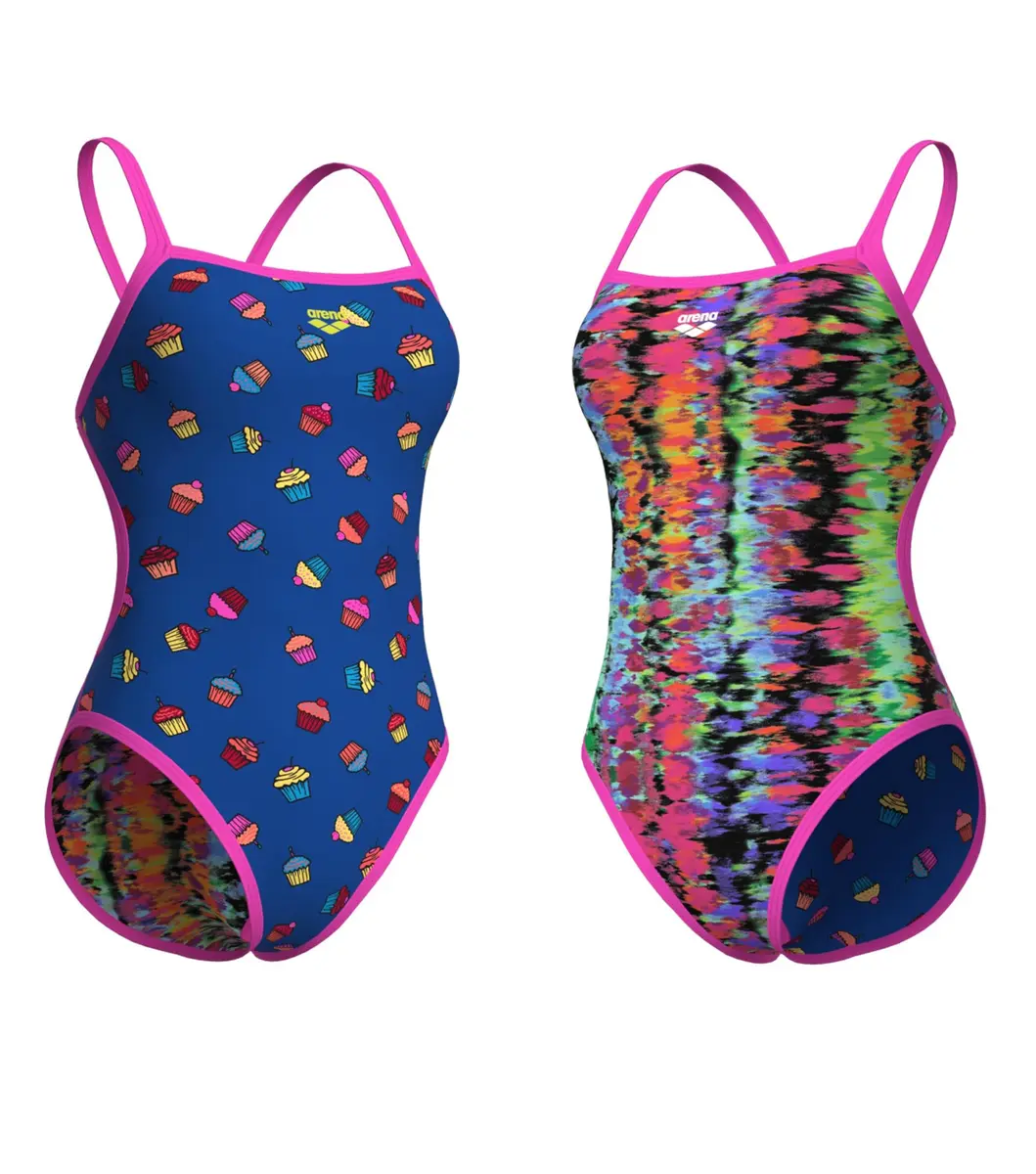 ARENA Performance Reversible Women's Sports Swimsuit Challenge Back Size 26 | Chlorine-Resistant, UPF 50+ - view 6