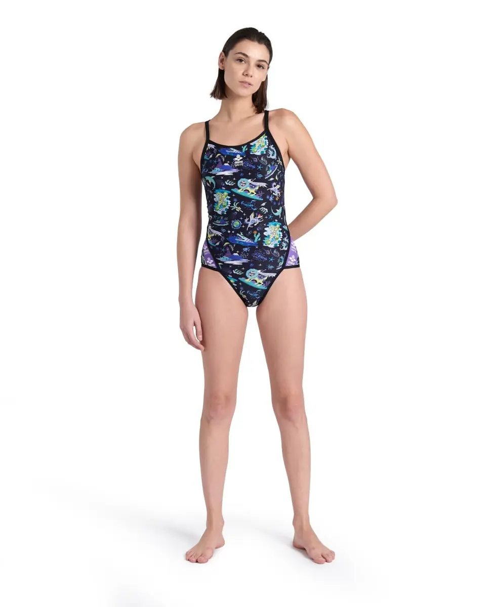 ARENA Women's Super Fly Back Sports Swimsuit 24 | Chlorine-Resistant, UV UPF 50+ - view 7
