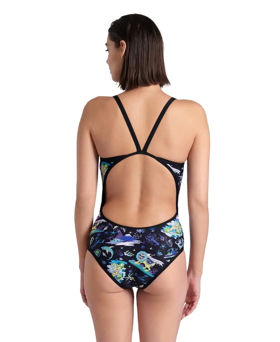 ARENA Women's Super Fly Back Sports Swimsuit 24 | Chlorine-Resistant, UV UPF 50+ - view 2