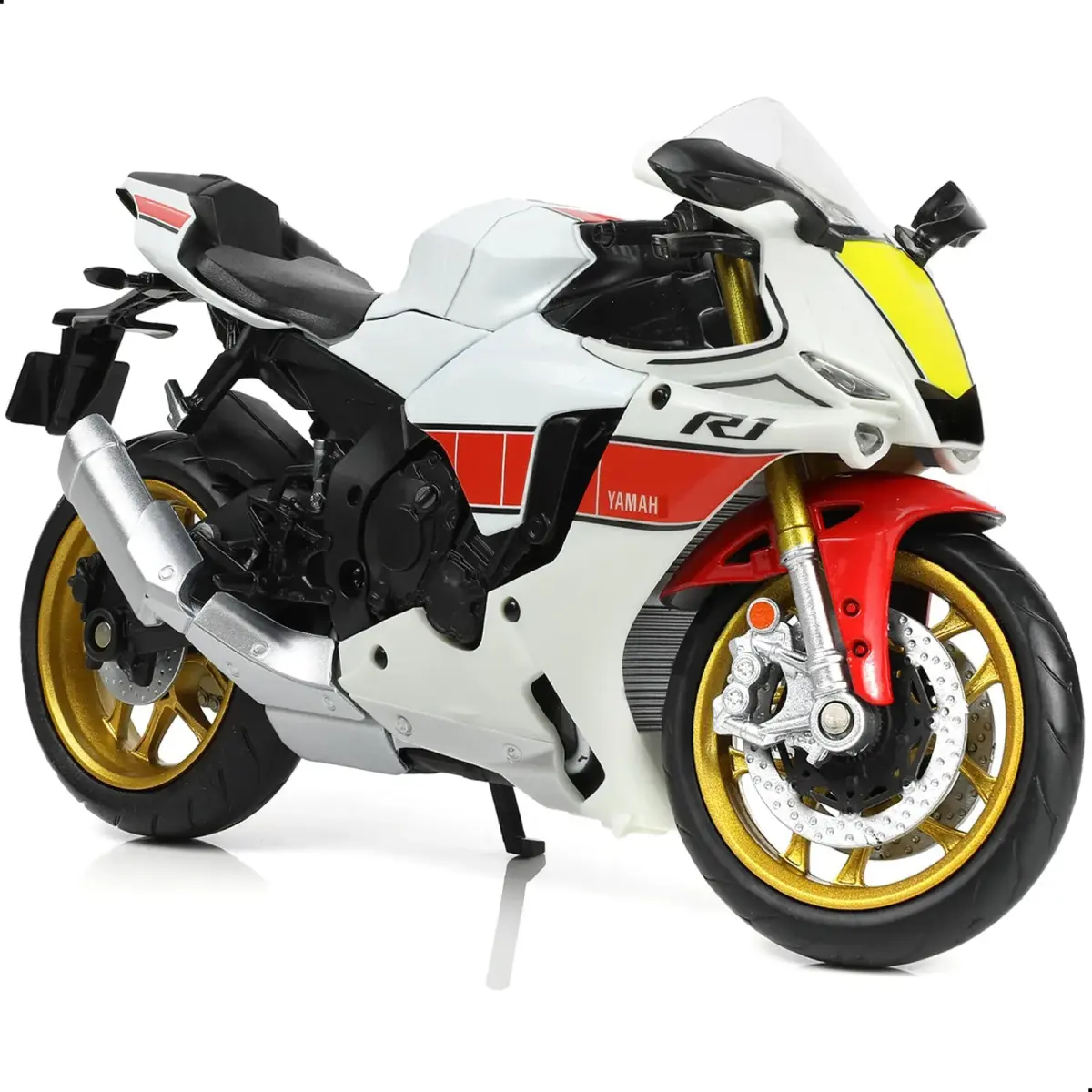 Risopen Yamaha YZF-R1 1000R Die-cast Motorcycle 17cm (6.7in) | Authentic USA Import - main product image