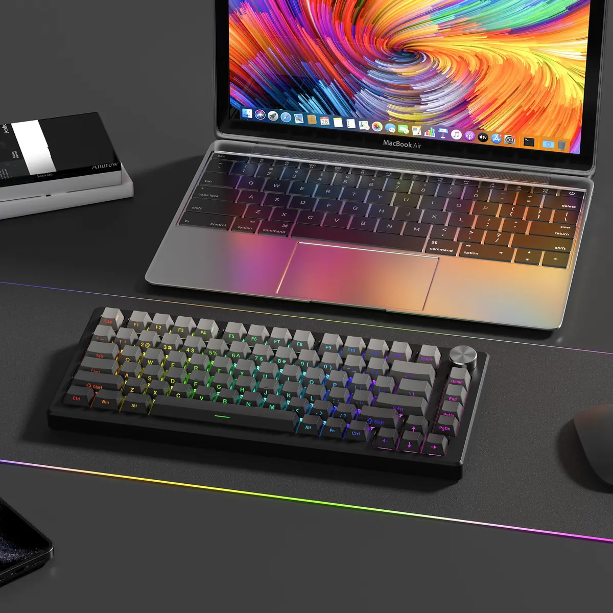 dagaladoo Double Shot PBT Gradient Shine Through Keycaps Set | 135 Keys, OEM Profile, US/UK Layout Compatible - view 6