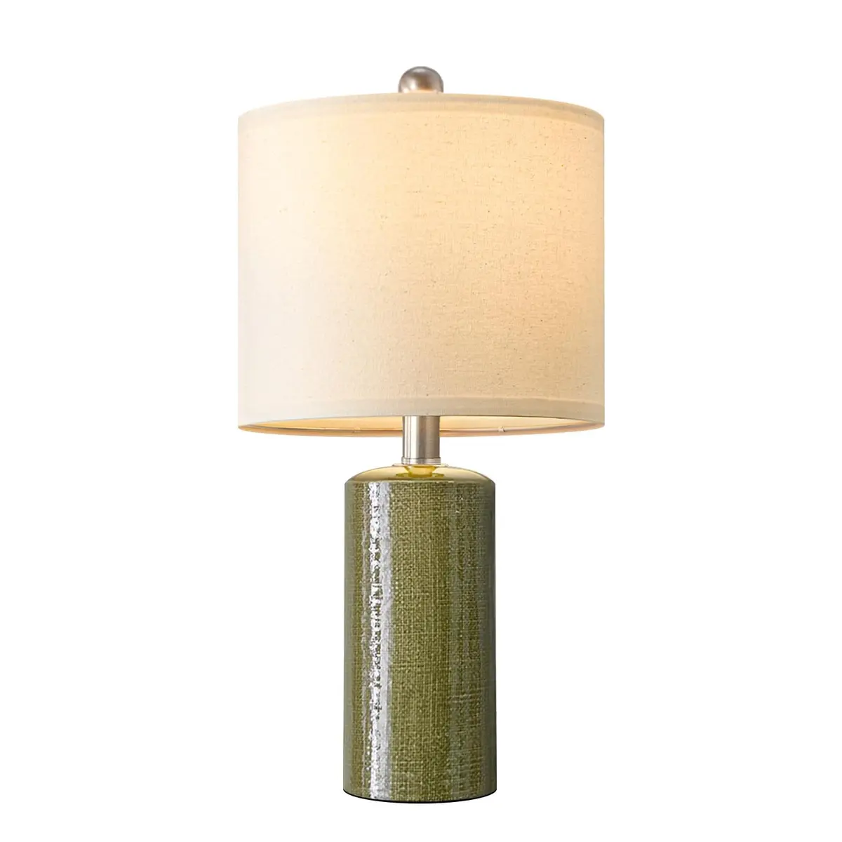 G-SAFAVA 20.25" Small Single Table Lamp for Bedroom Modern Ceramic Nightstand Lamp - view 9