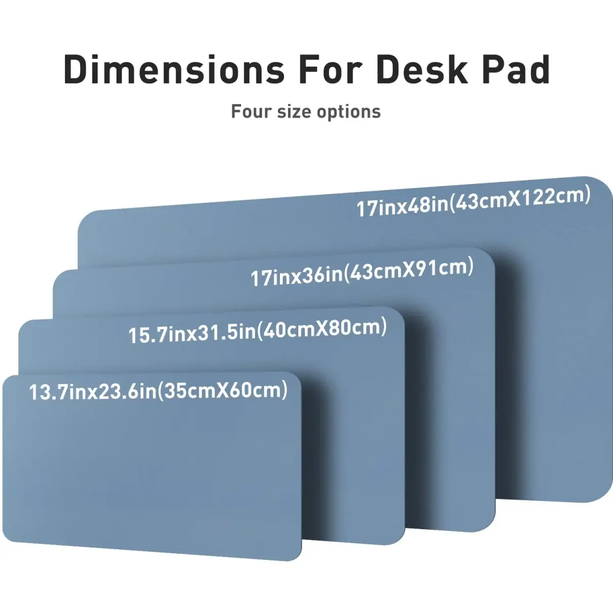 Aothia PU Leather Desk Pad Protector 91cm x 43cm (36" x 17") | Smooth Writing Surface - view 7