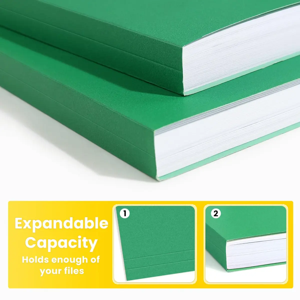 SUNEE Colored File Folders, 30 Pack Manilla Folders 8.5 x 11 | Bulk Pack for Office, School - view 4
