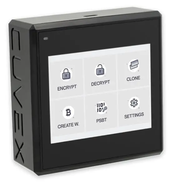 Cuvex Personal Hardware Security Module (HSM) for Sovereign Self-Custody | Offline PSBT Signing & Privacy (120 chars) - view 2