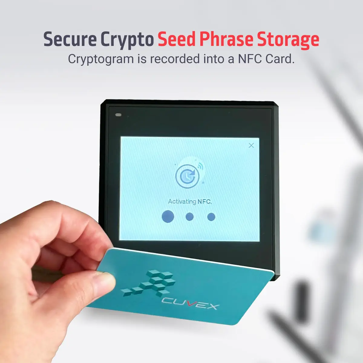 Cuvex Personal Hardware Security Module (HSM) for Sovereign Self-Custody | Offline PSBT Signing & Privacy (120 chars) - view 6