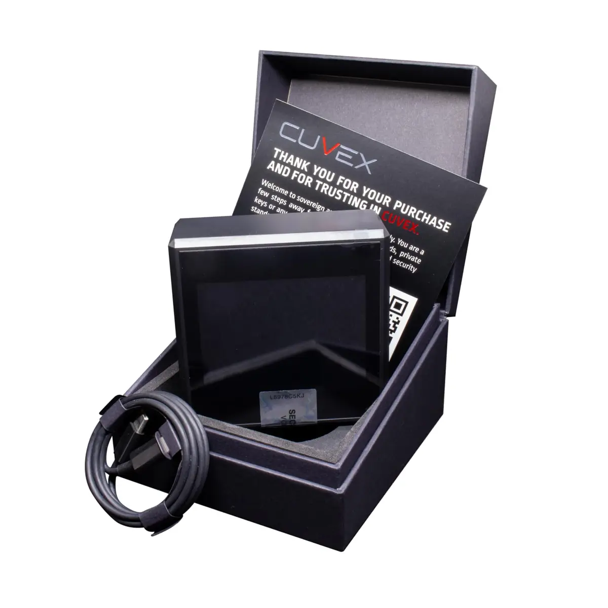 Cuvex Personal Hardware Security Module (HSM) for Sovereign Self-Custody | Offline PSBT Signing & Privacy (120 chars) - view 5