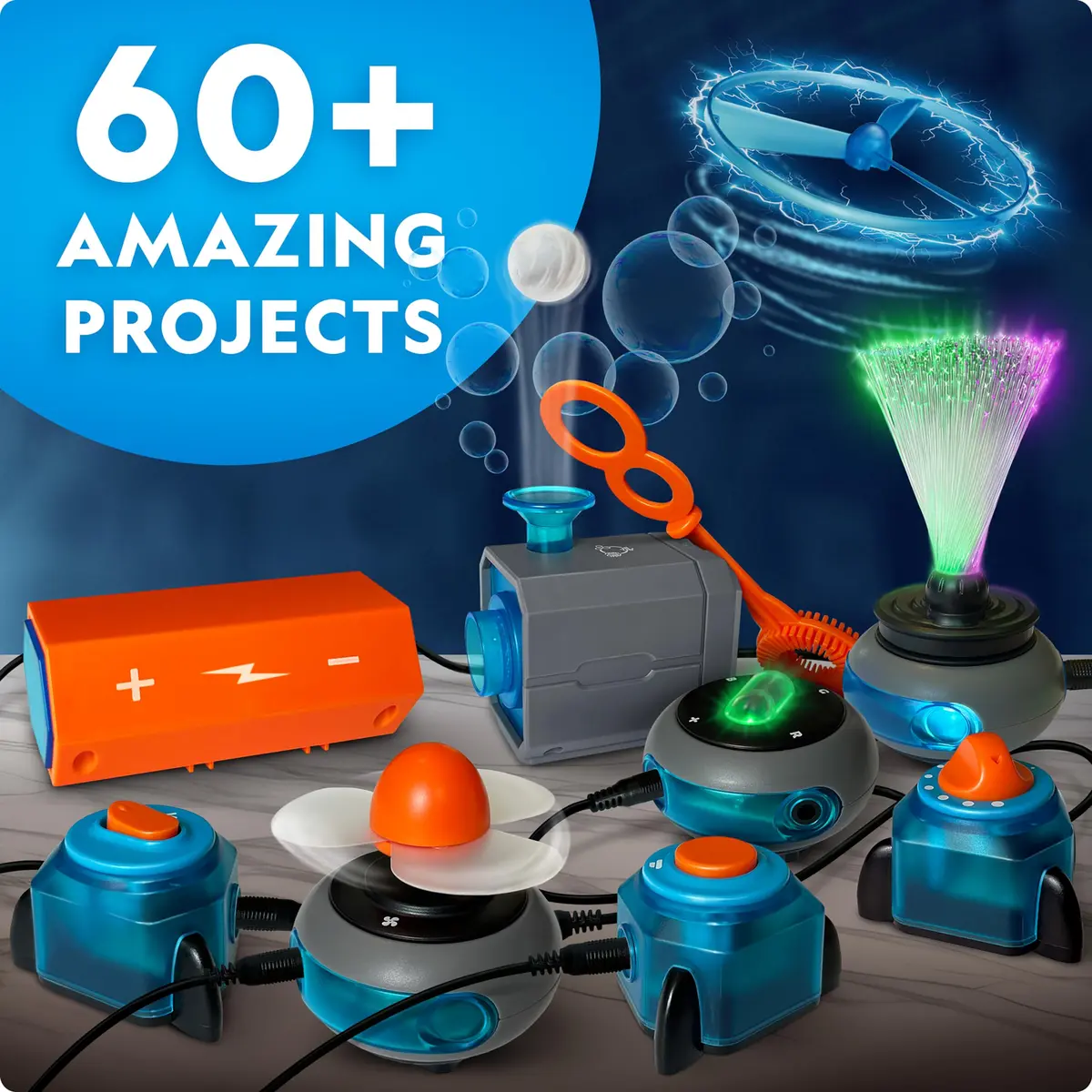 Blue Marble National Geographic Circuit Kit for Kids with 60 Projects | STEM Electronics Kit for Ages 8-12 - view 2