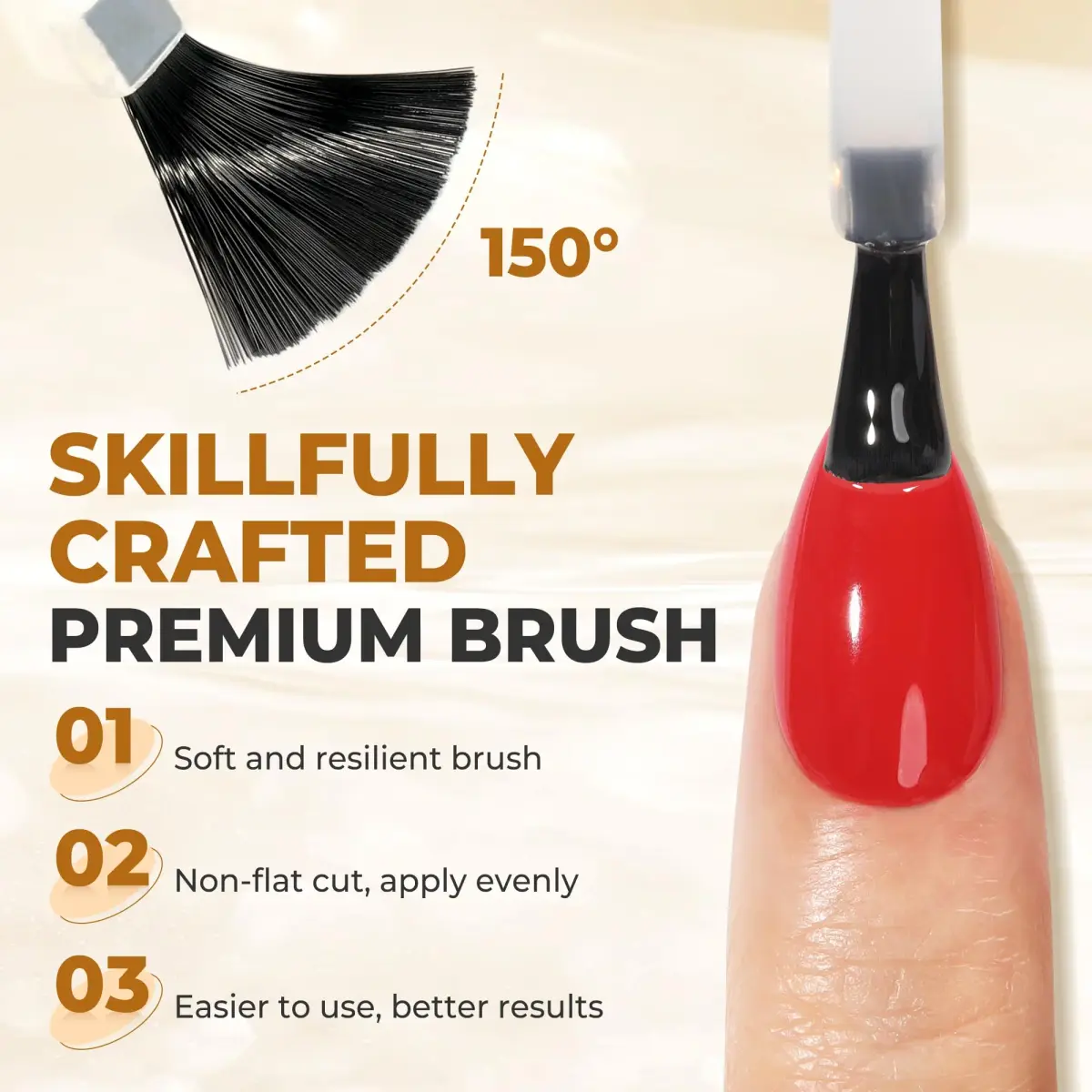 UNA GELLA No Wipe Gel Top Coat Base Coat Set 2PCS Highly Glossy | Long-Lasting Shine & Adhesion - view 8