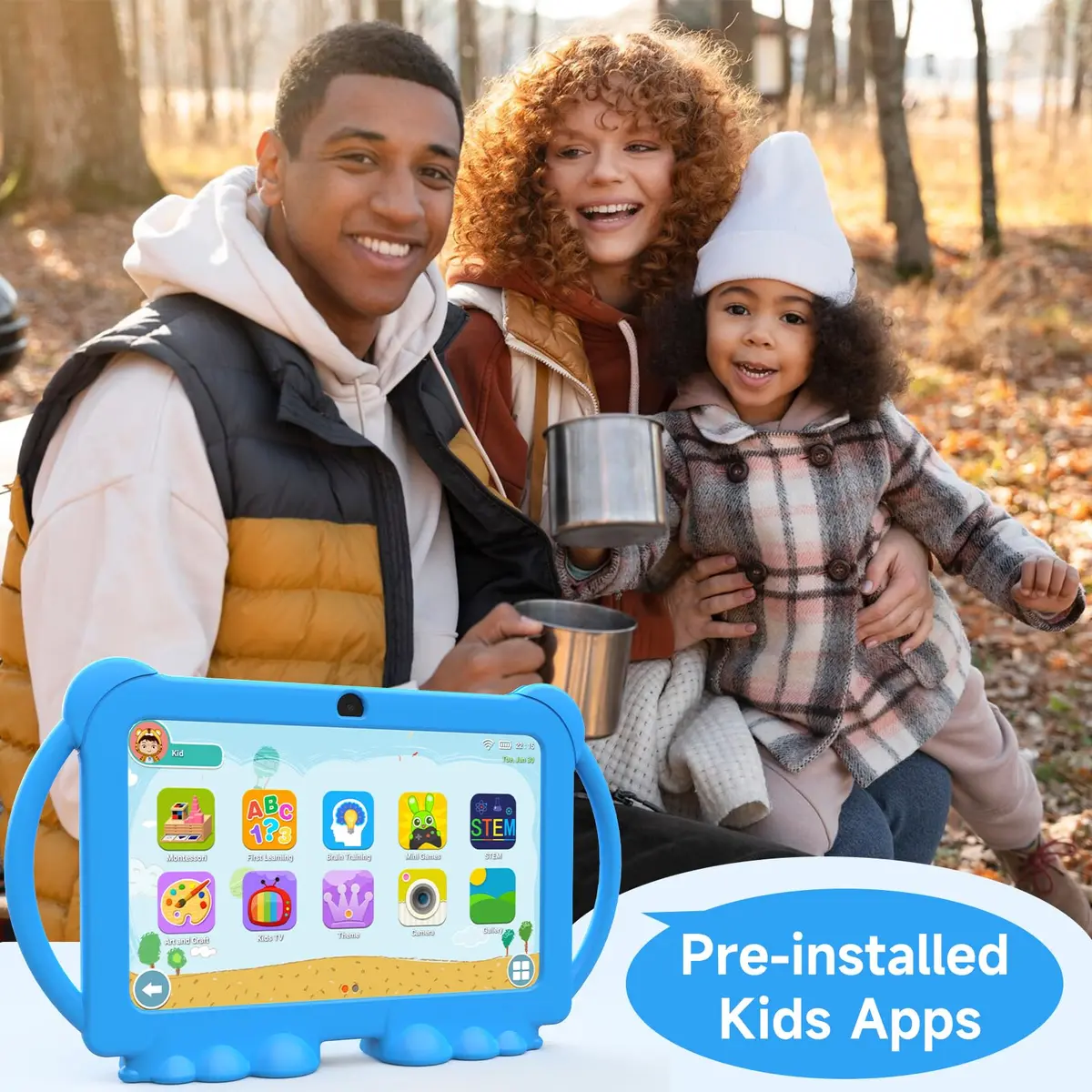 PEICHENG Kids Tablet 7 inch Android 12.0 | 4GB RAM 32GB ROM Parental Control - view 6
